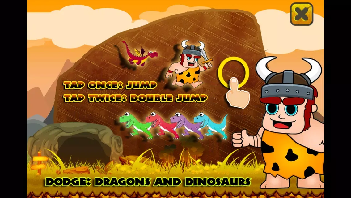 Warrior Clash : Race against Clans of Dinosaurs スクリーンショット