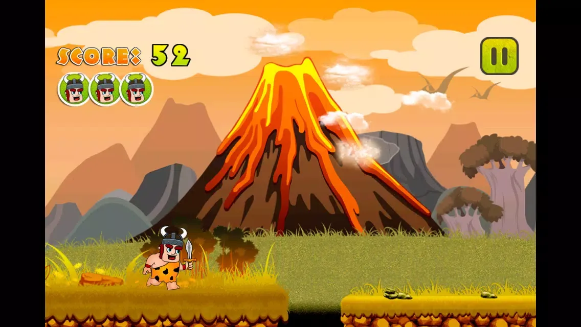 Warrior Clash : Race against Clans of Dinosaurs スクリーンショット
