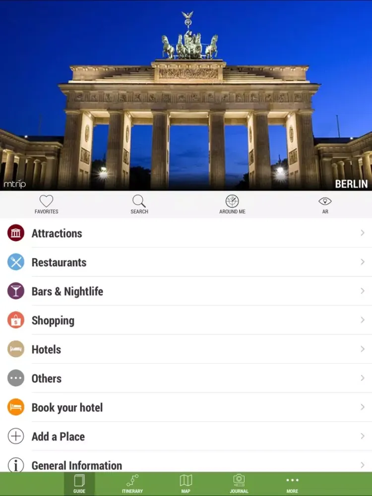 Berlin Travel Guide (with Offline Maps) - mTrip iPad  Ekran Görüntüleri