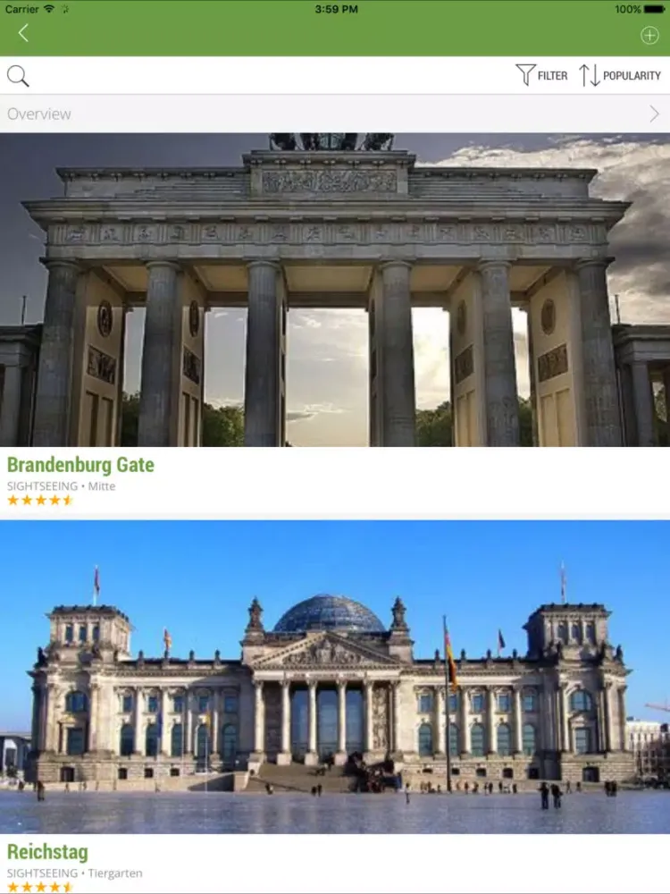 Berlin Travel Guide (with Offline Maps) - mTrip iPad  Ekran Görüntüleri