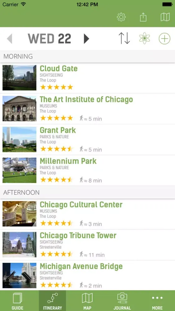 Captures d'écran de Chicago Travel Guide (with Offline Maps) - mTrip
