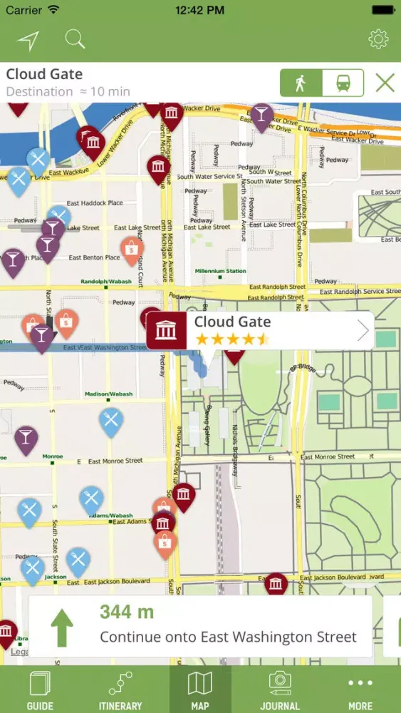 Captures d'écran de Chicago Travel Guide (with Offline Maps) - mTrip
