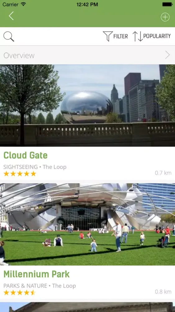 Captures d'écran de Chicago Travel Guide (with Offline Maps) - mTrip