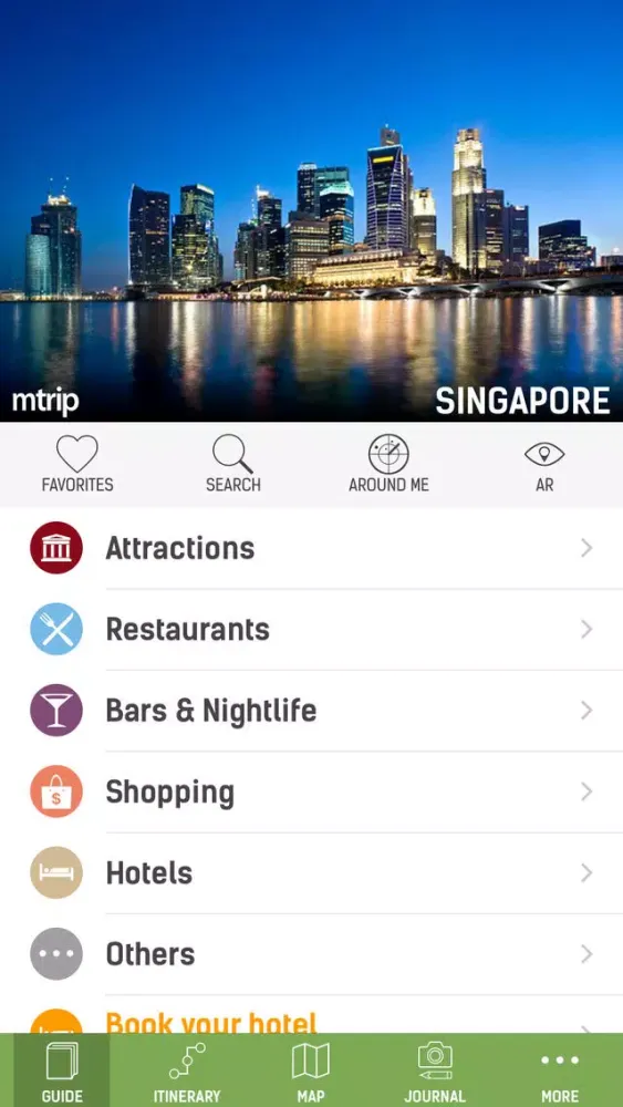 Capturas de tela do Singapore Travel Guide (with Offline Maps) - mTrip
