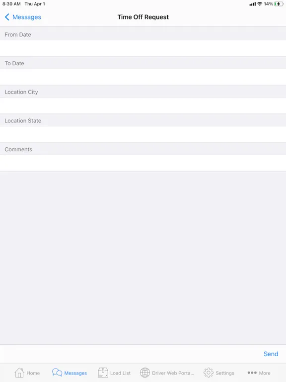 Screenshot di Metropolitan Driver App iPad 