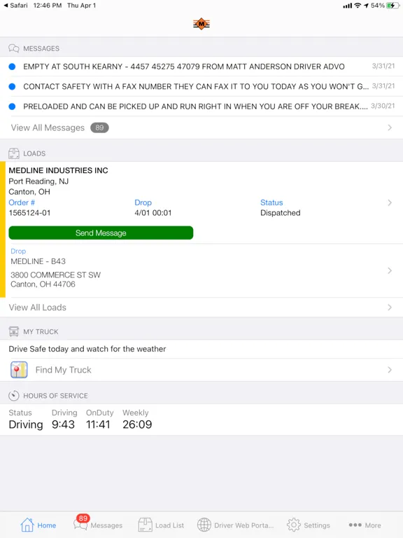 Screenshot di Metropolitan Driver App iPad 