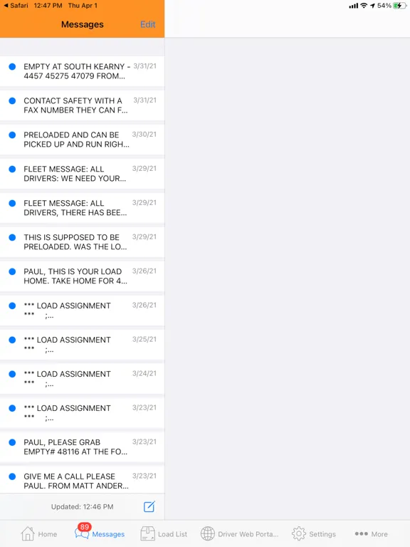 Screenshot di Metropolitan Driver App iPad 