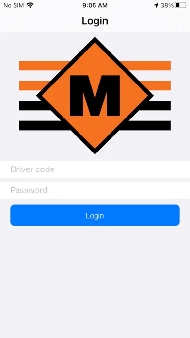 Screenshot di Metropolitan Driver App