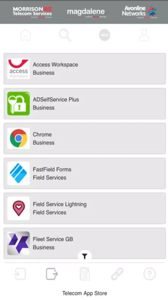 Telecom App Store应用截图