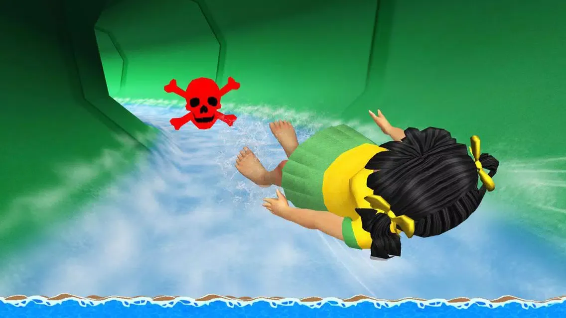 Tangkapan layar Aqua Park Speed Coaster Slide Cool Water Race Simulator Game