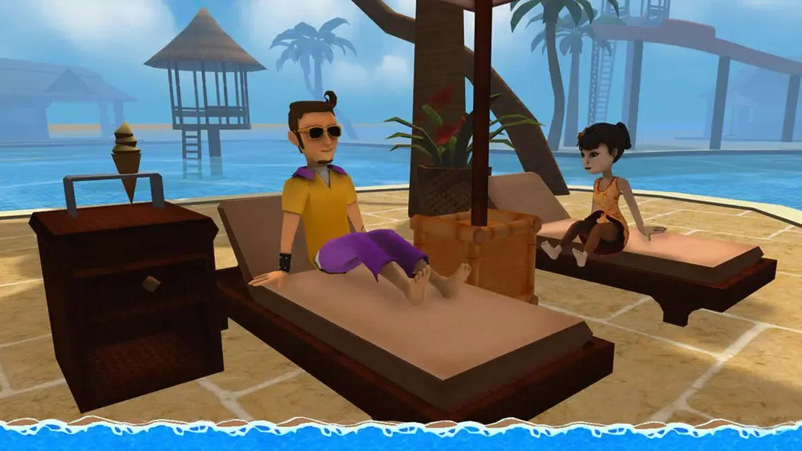 Tangkapan layar Aqua Park Speed Coaster Slide Cool Water Race Simulator Game