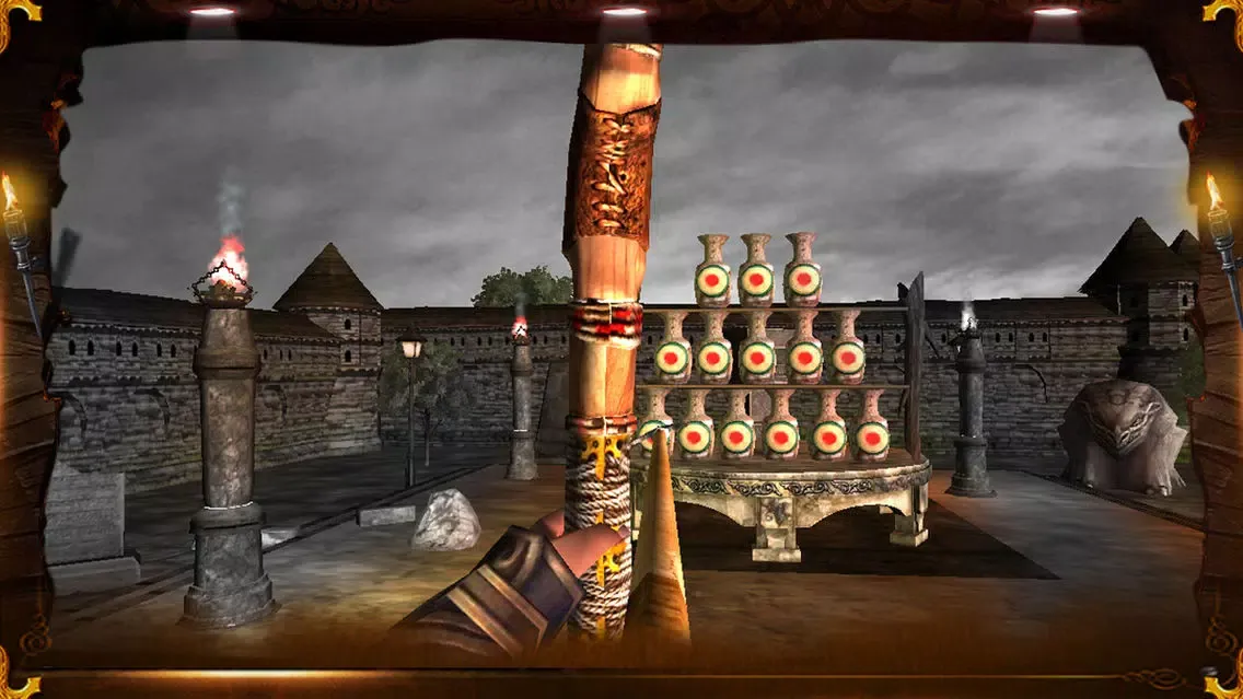 Capturas de tela do Archery 3D - Be a Bowman in real Bow and Arrow Outdoor Tournament