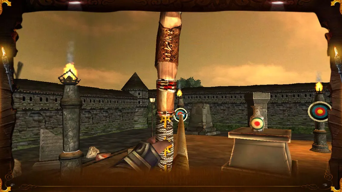 Capturas de tela do Archery 3D - Be a Bowman in real Bow and Arrow Outdoor Tournament