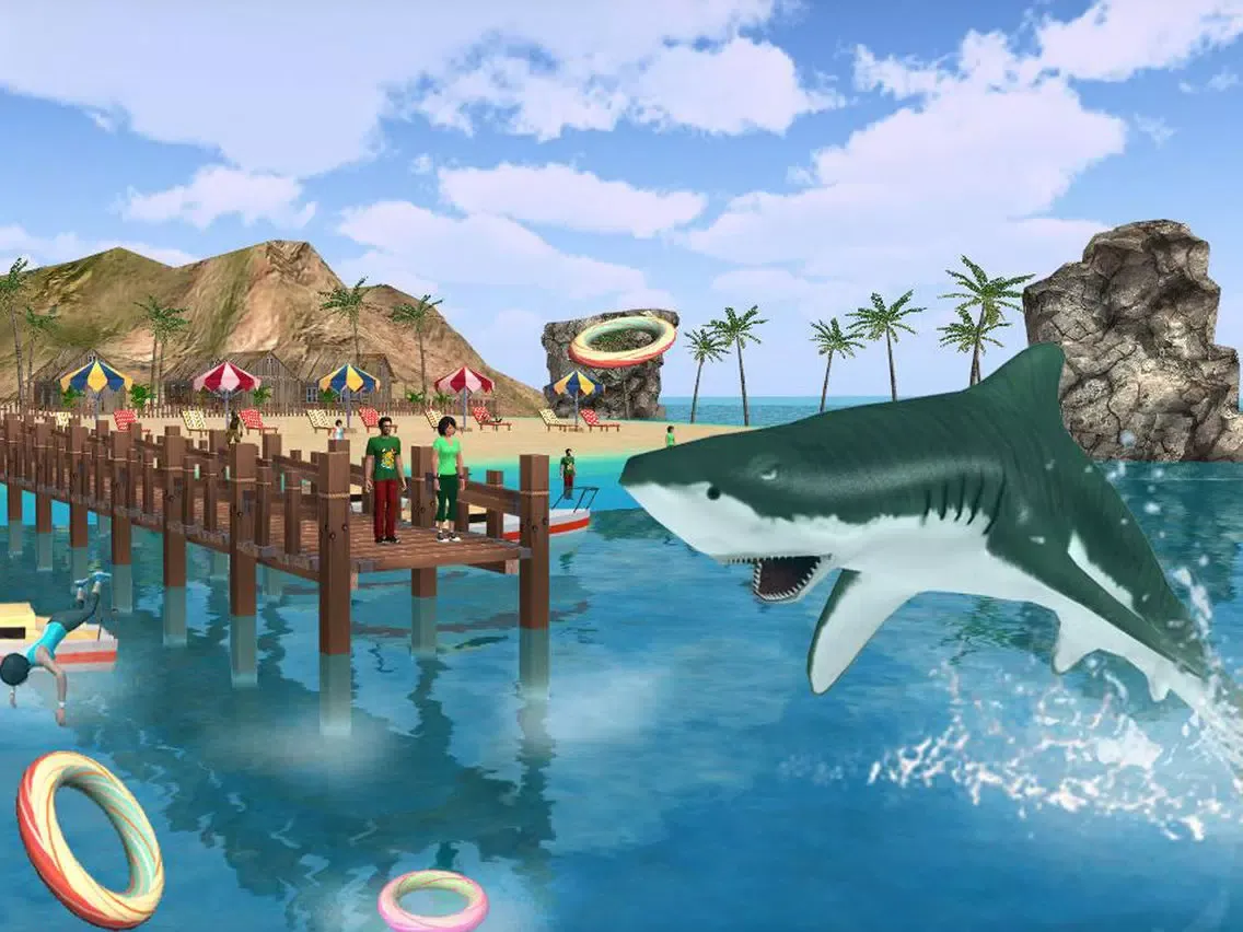 Скриншоты Angry Shark Revenge-Dangerous Seaworld Creature Human Eater Game iPad 
