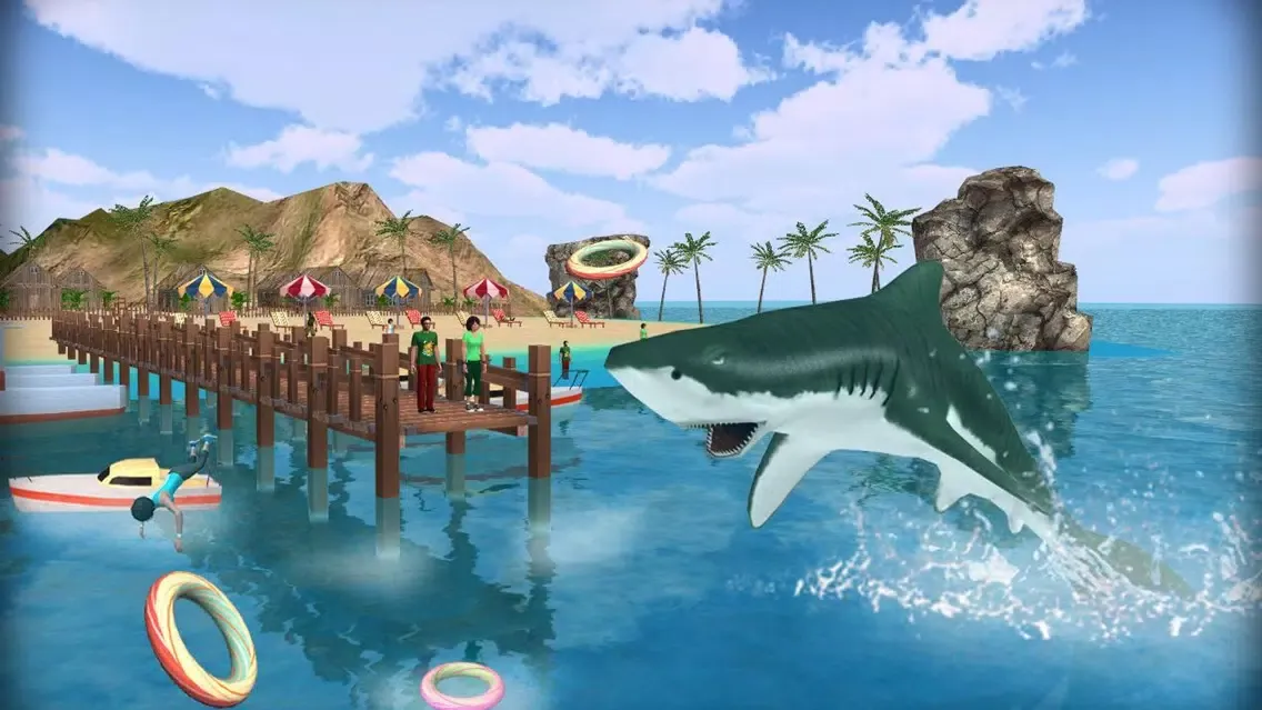 Скриншоты Angry Shark Revenge-Dangerous Seaworld Creature Human Eater Game