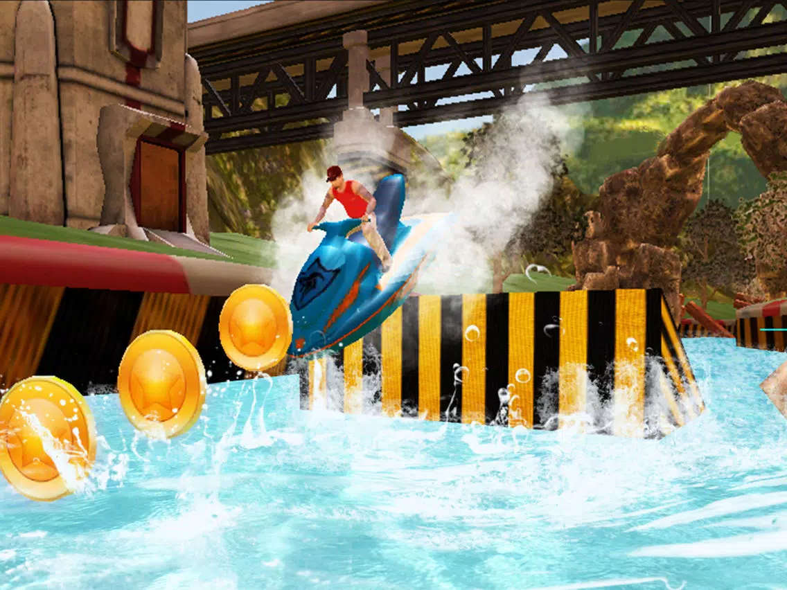 ภาพหน้าจอของ Jetski Wave Surfer Extreme Hydro Racing Championship Unlimited iPad 