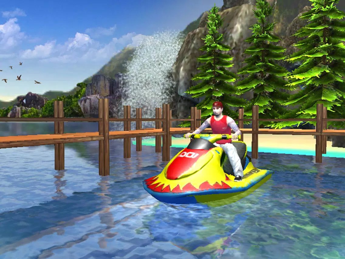 ภาพหน้าจอของ Jetski Wave Surfer Extreme Hydro Racing Championship Unlimited iPad 