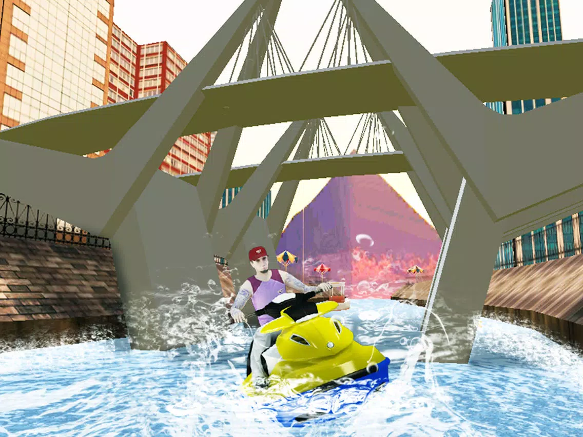 ภาพหน้าจอของ Jetski Wave Surfer Extreme Hydro Racing Championship Unlimited iPad 