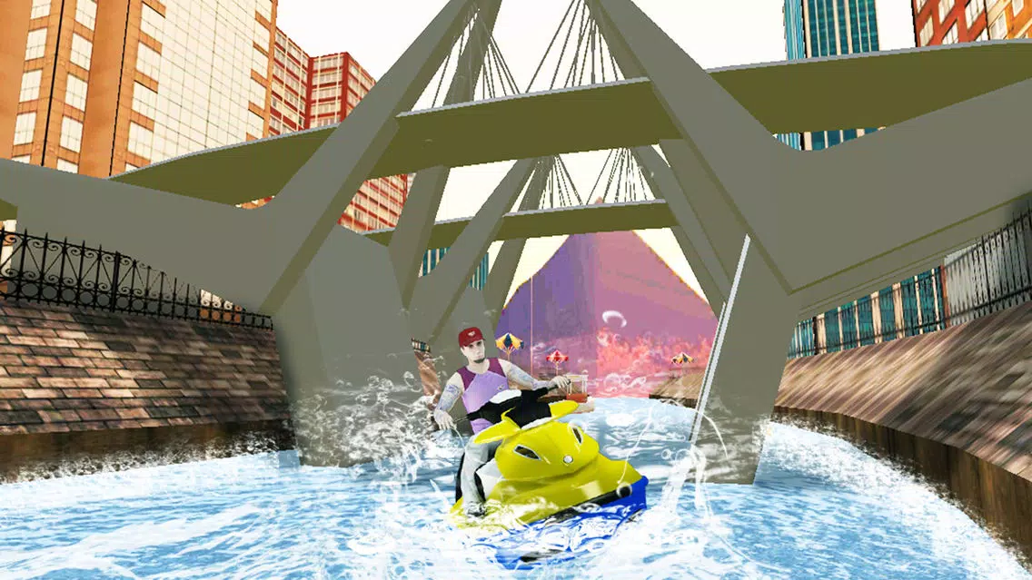 ภาพหน้าจอของ Jetski Wave Surfer Extreme Hydro Racing Championship Unlimited