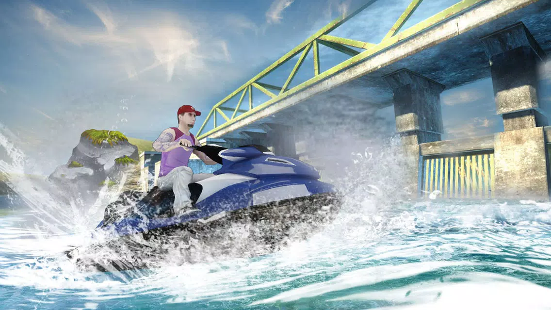 ภาพหน้าจอของ Jetski Wave Surfer Extreme Hydro Racing Championship Unlimited