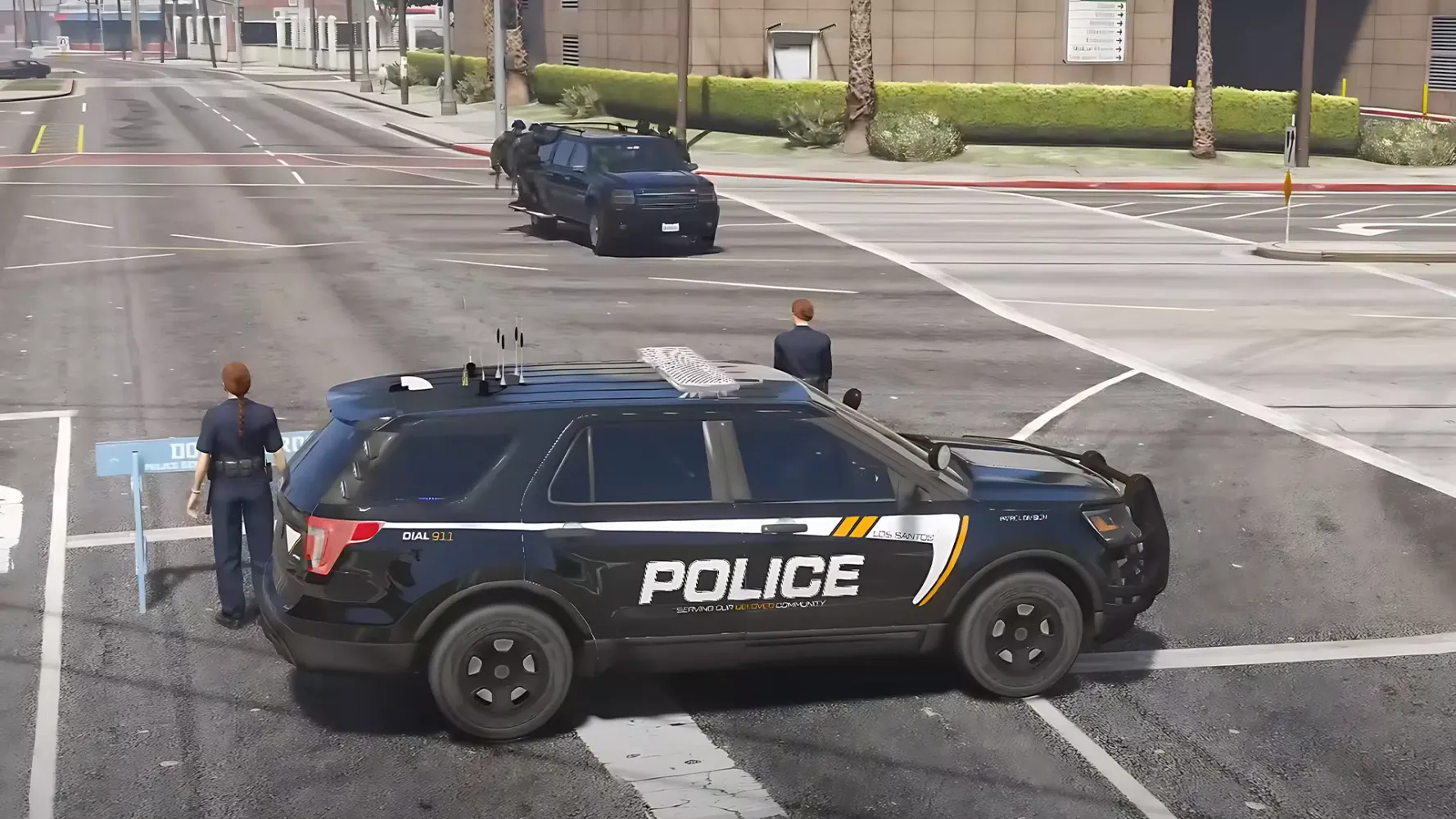 Tangkapan layar Police Car Simulator Game 2024