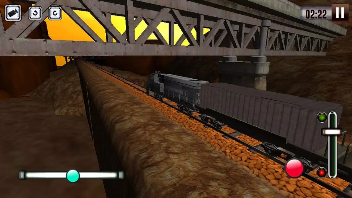 ภาพหน้าจอของ Steam Trains Drive Speed Cargo Transport Train Engine Rails Game