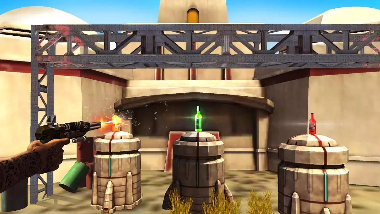 Capturas de tela do Bottle Shooting Games