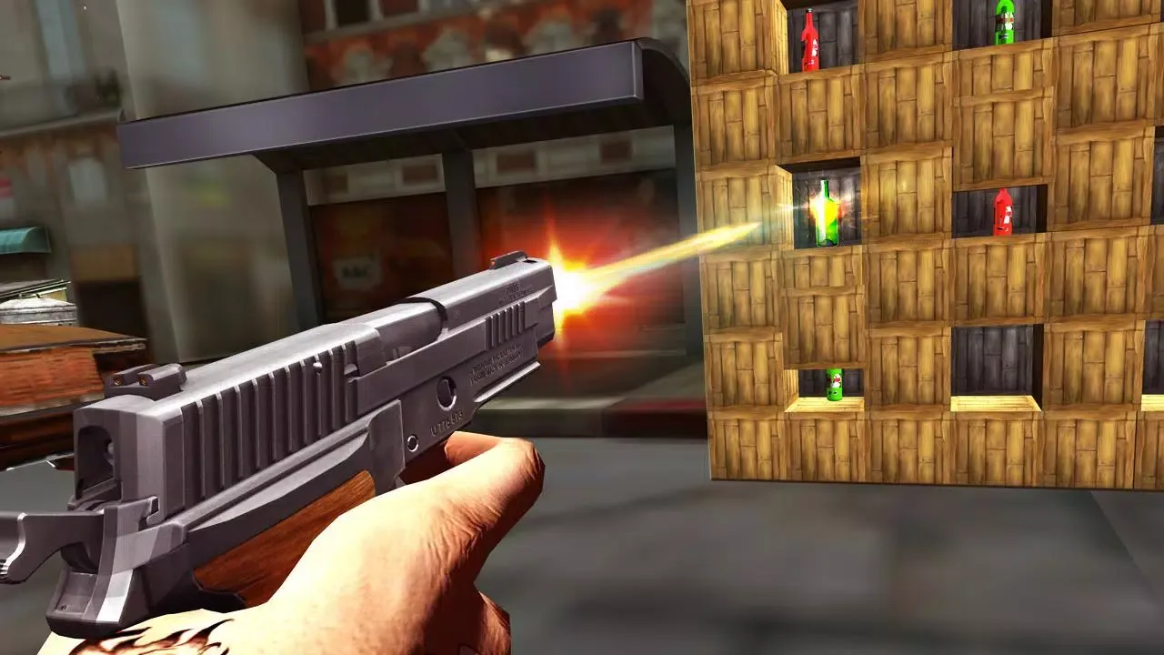 Capturas de tela do Bottle Shooting Games