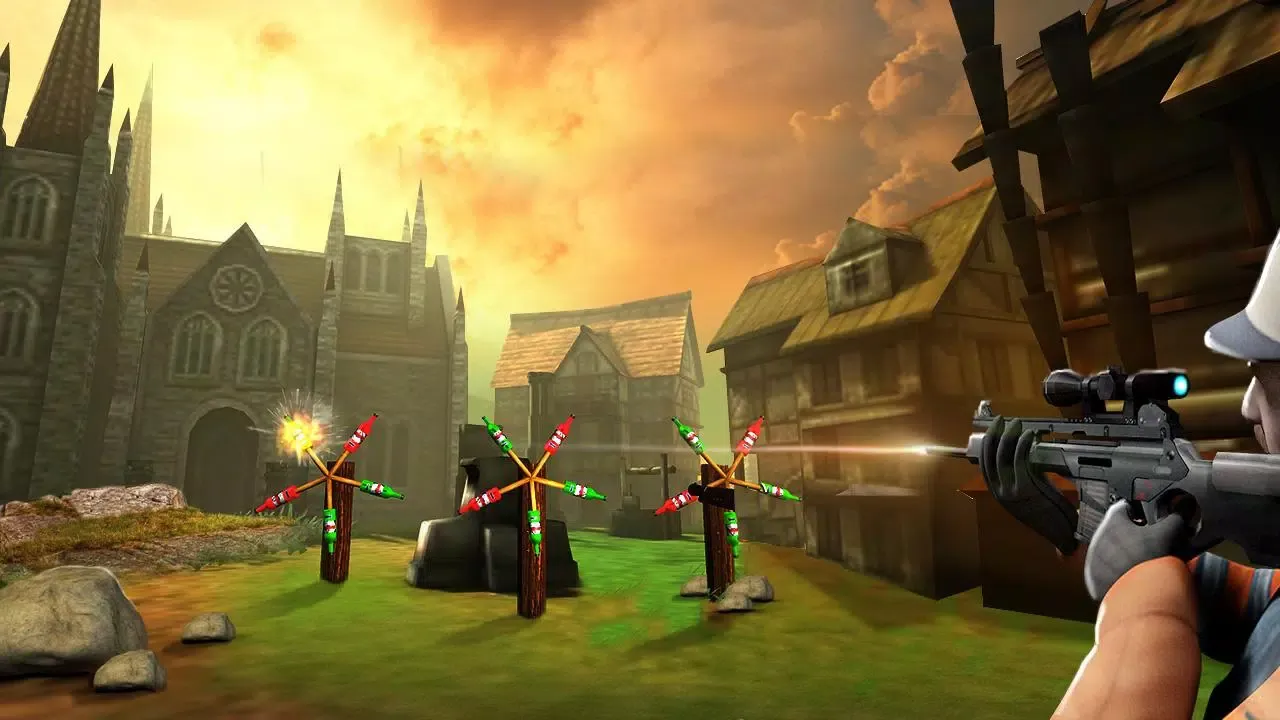 Capturas de tela do Bottle Shooting Games