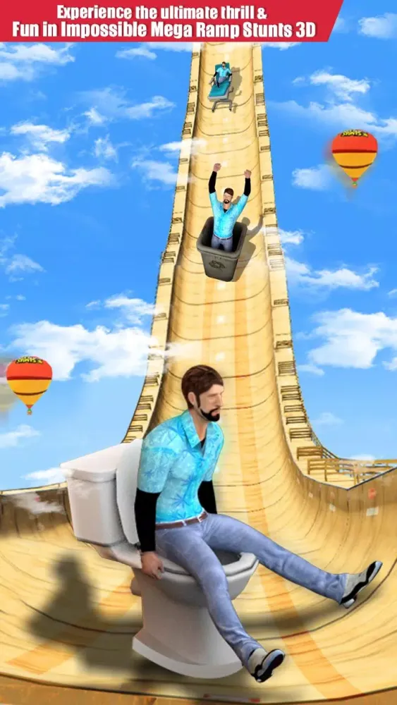 Impossible Mega Ramp Stunts 3D Screenshots