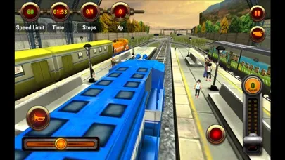 Tangkapan layar Train racing 3D 2 player