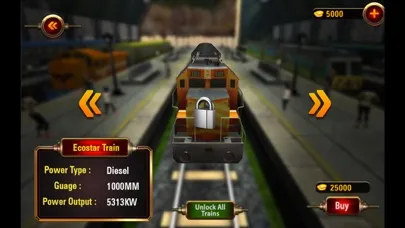 Tangkapan layar Train racing 3D 2 player
