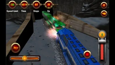 Tangkapan layar Train racing 3D 2 player