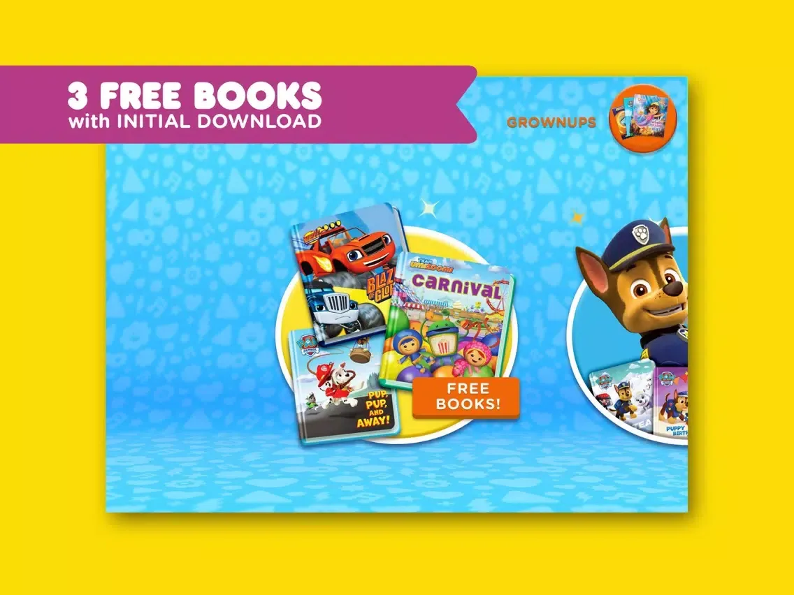 Capturas de tela do Nick Jr. Books – Read Interactive eBooks for Kids iPad 