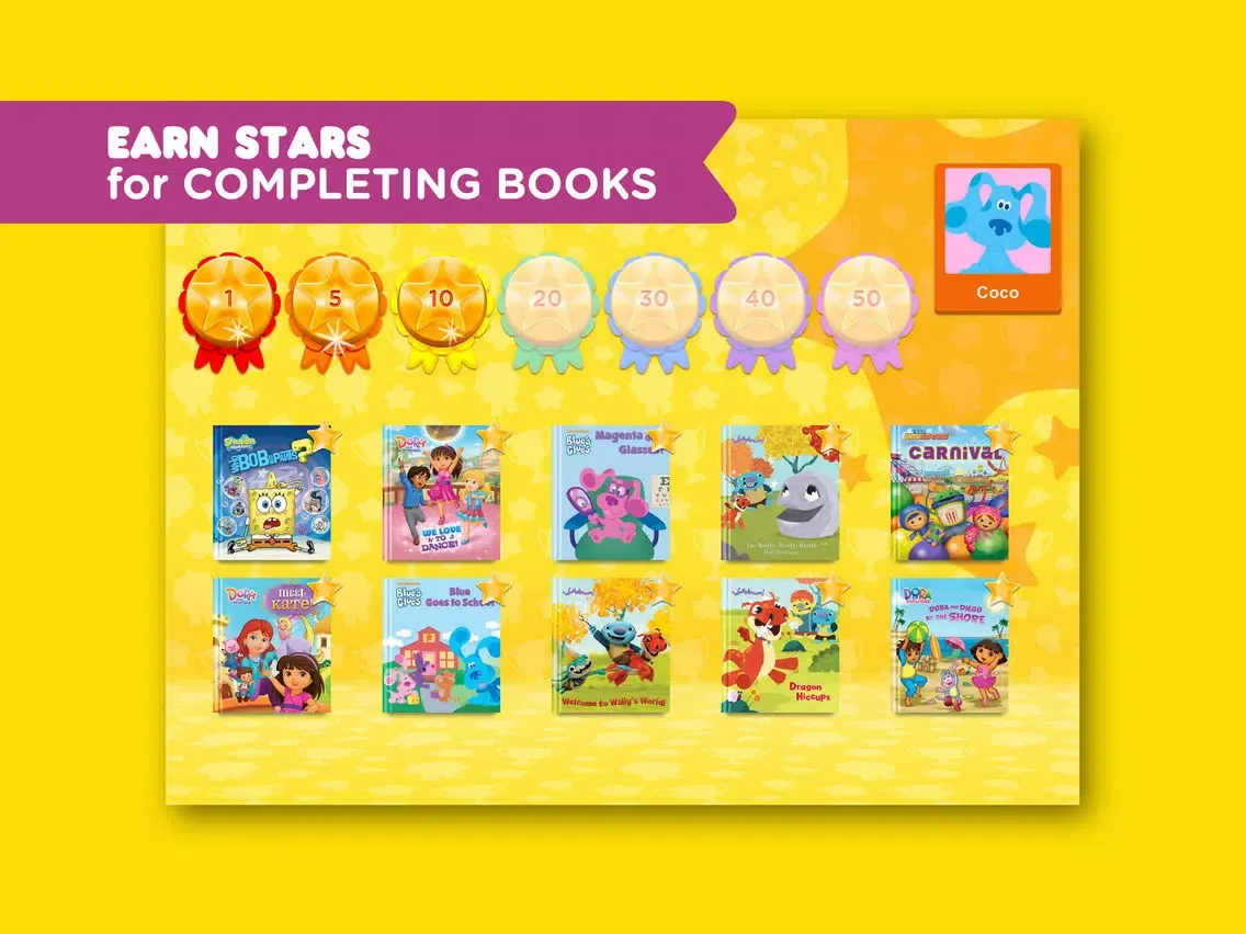Capturas de tela do Nick Jr. Books – Read Interactive eBooks for Kids iPad 