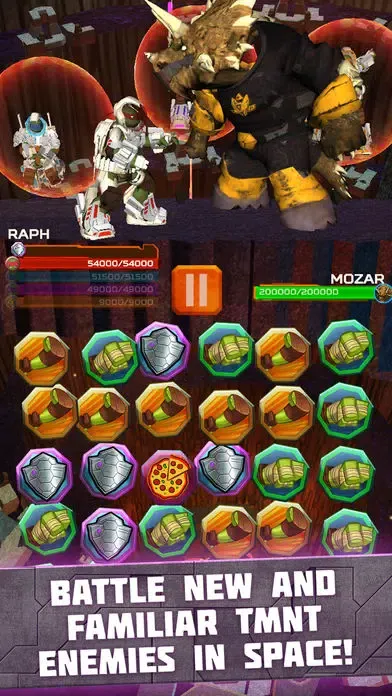 Teenage Mutant Ninja Turtles: Battle Match Game应用截图
