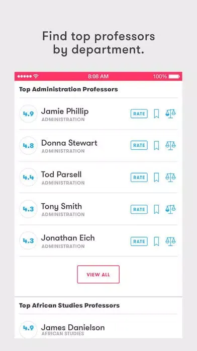 Rate My Professors スクリーンショット