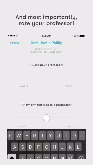Rate My Professors スクリーンショット