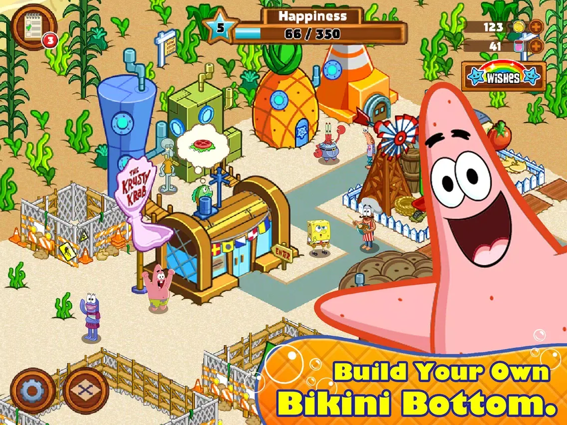 Zrzuty ekranu SpongeBob Moves In iPad 