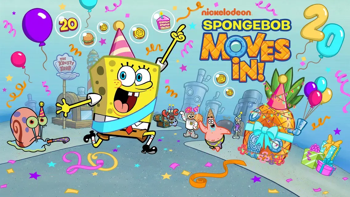Zrzuty ekranu SpongeBob Moves In