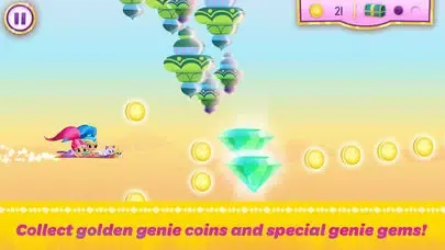 ภาพหน้าจอของ Shimmer and Shine: Enchanted Carpet Ride Game