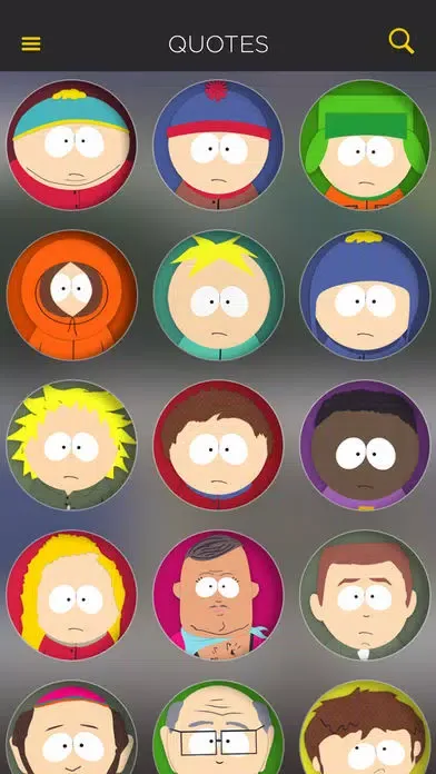 The Official South Park App Ekran Görüntüleri