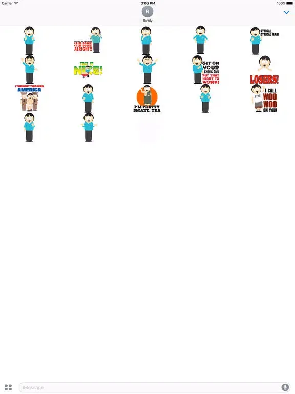 South Park: Randy Stickers iPad  سکرین شاٹس