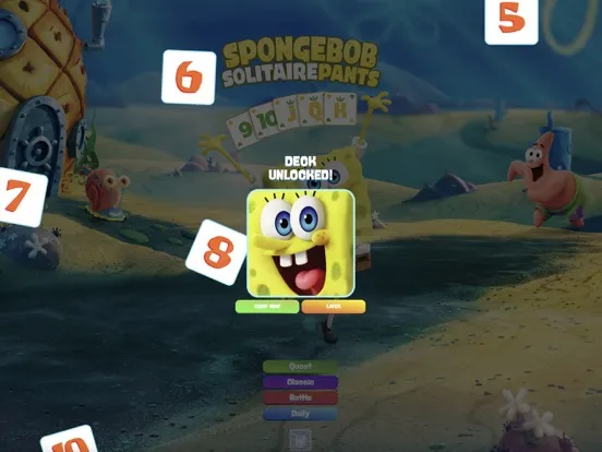 SpongeBob SolitairePants iPad  سکرین شاٹس