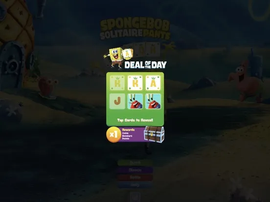 SpongeBob SolitairePants iPad  سکرین شاٹس