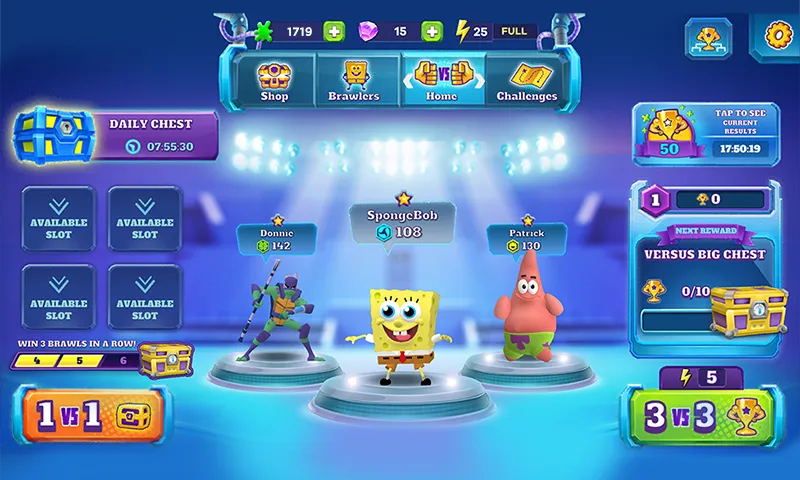 Zrzuty ekranu SuperBrawl