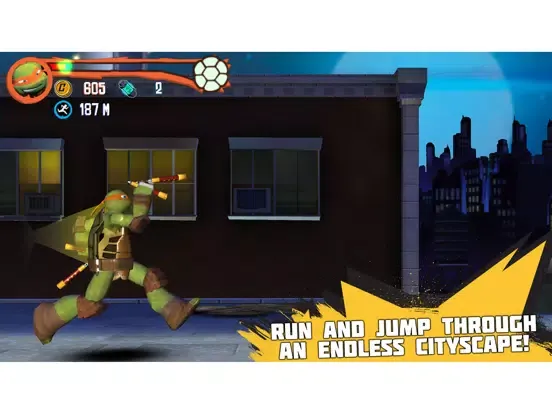 تصاویر Teenage Mutant Ninja Turtles: Rooftop Run iPad 