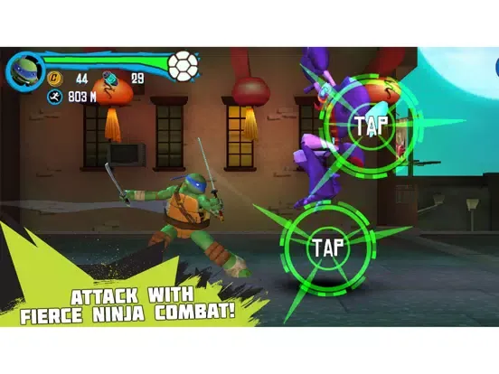 تصاویر Teenage Mutant Ninja Turtles: Rooftop Run iPad 