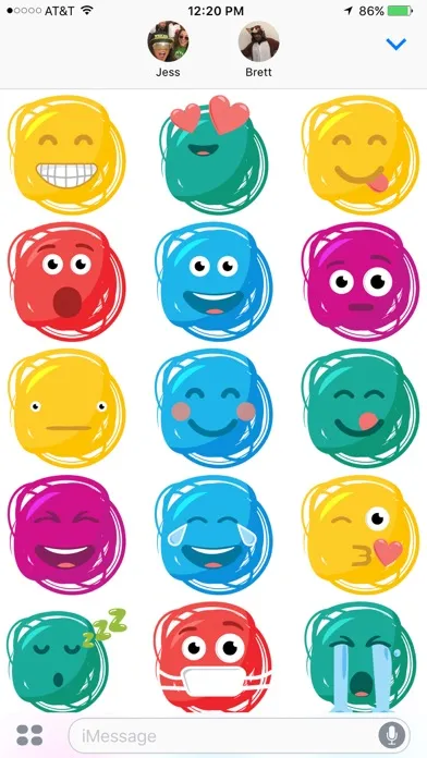 Tangkapan skrin Viacom Velocity Vmojis