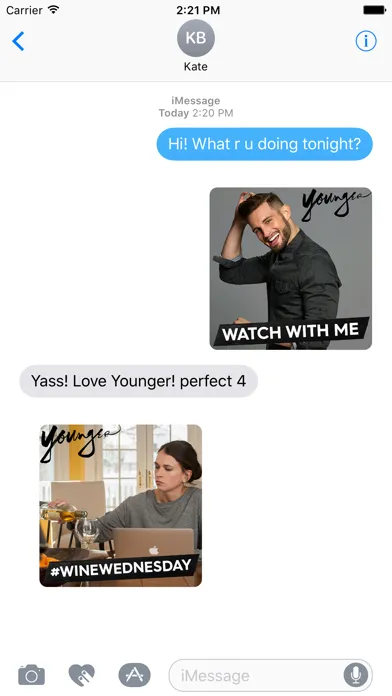 ภาพหน้าจอของ Younger Stickers - TV Land